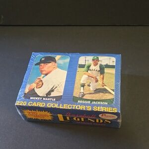 NEW 1989 PACIFIC TRADING CARDS 220 CARD COLLECTORs SERIES SEALED SET MANTLE